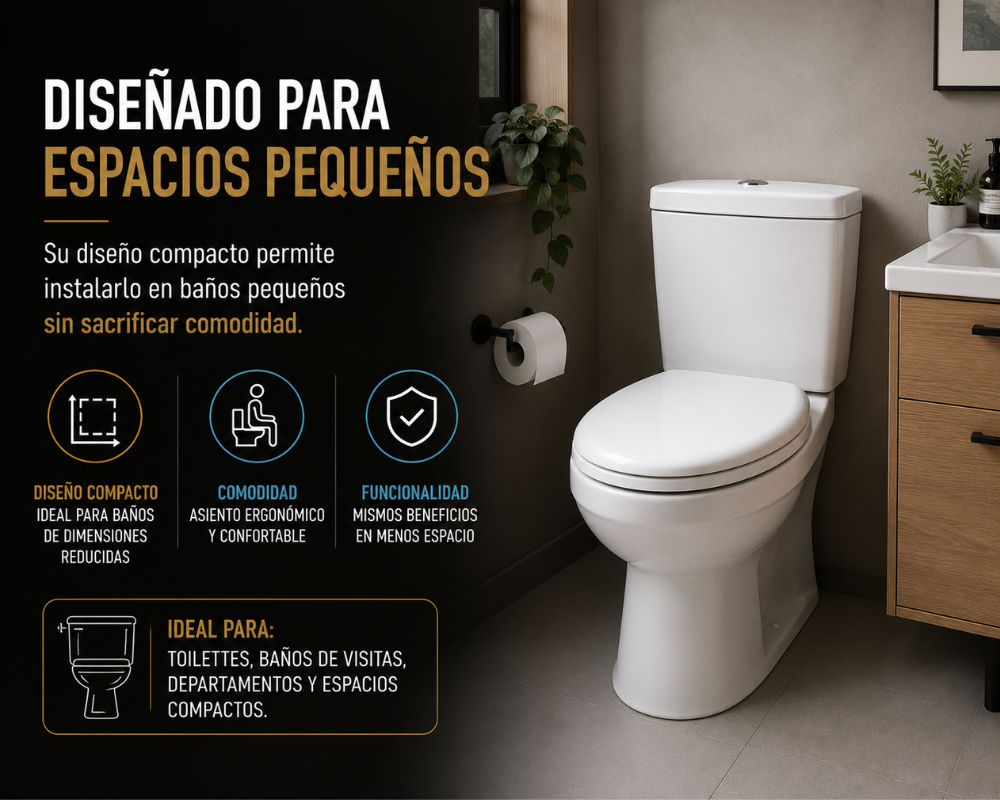 Inodoro Vont VT803CT vista lateral
