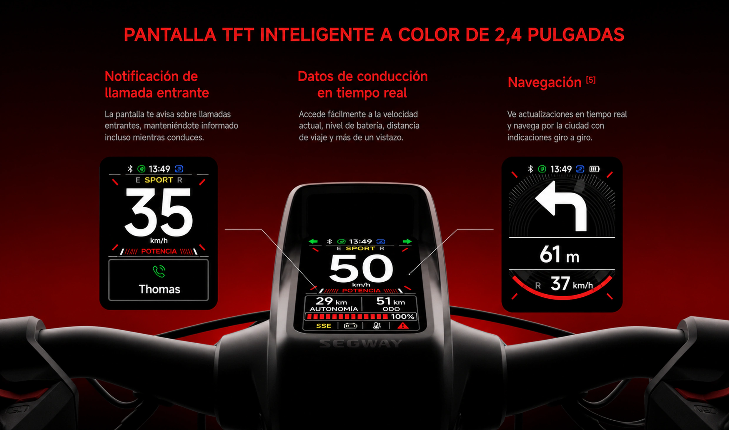 Pantalla Inteligente a Color de 2,4 Pulgadas